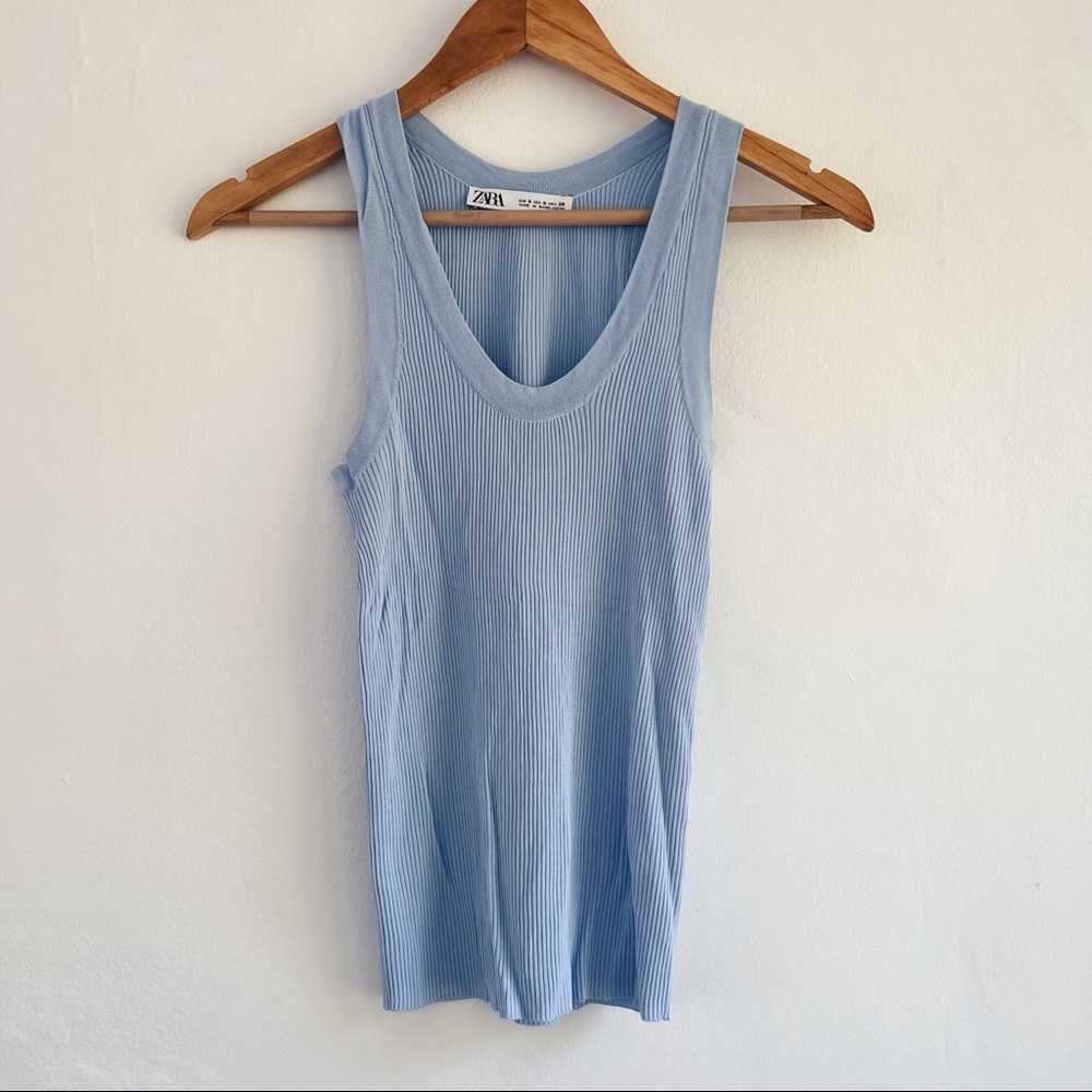 Zara Blue Tank